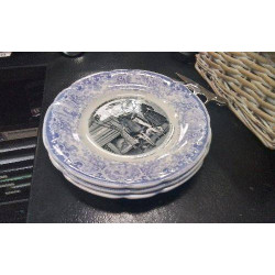 ASSIETTES SARREGUEMINES X3 