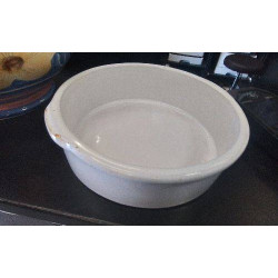 PLAT ROND BLANC 