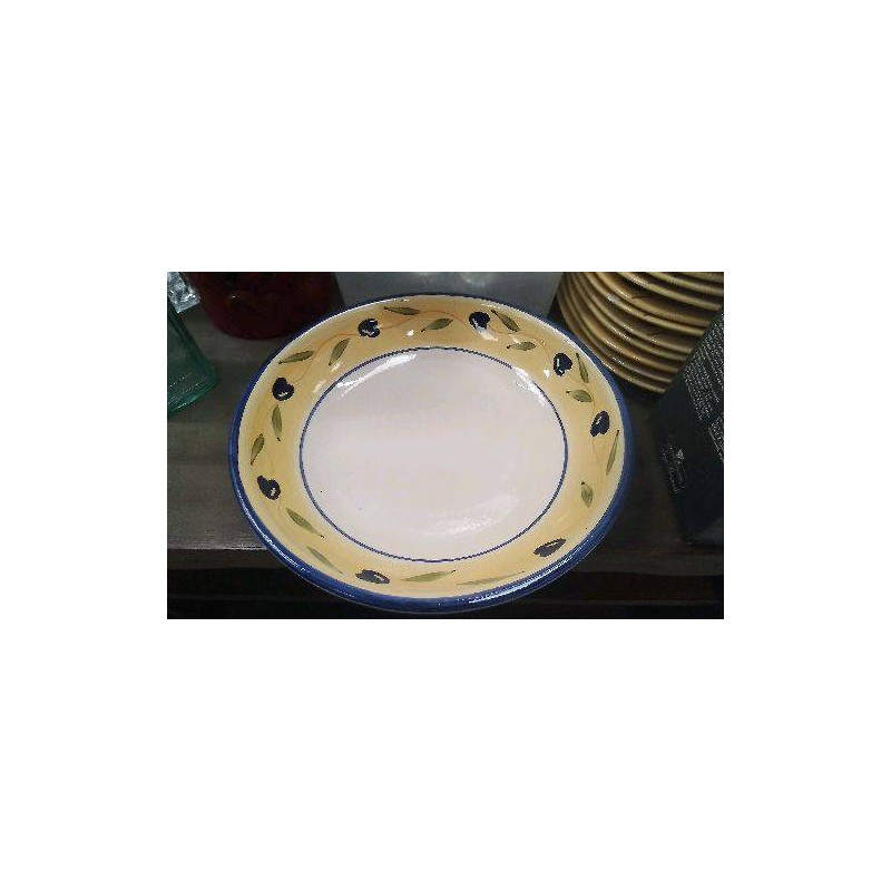 PLAT CREUX JAUNE/ BLEU