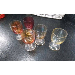 VERRES A LIQUEUR X5 