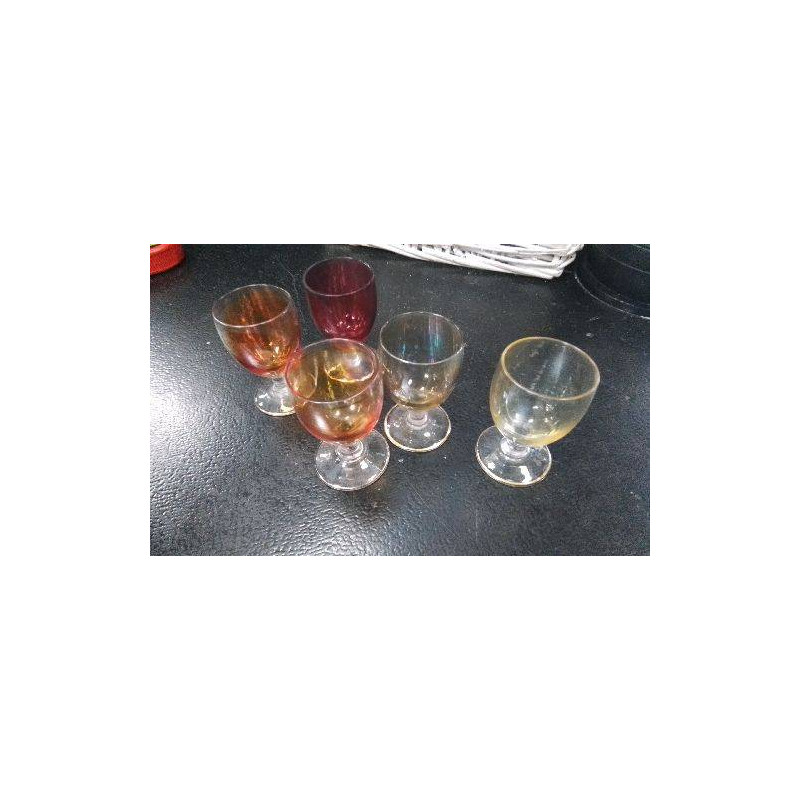 VERRES A LIQUEUR X5 