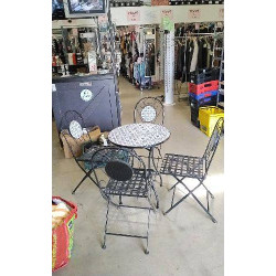 SALON DE JARDIN METAL -...