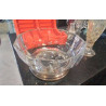 SALADIER VERRE ET METAL