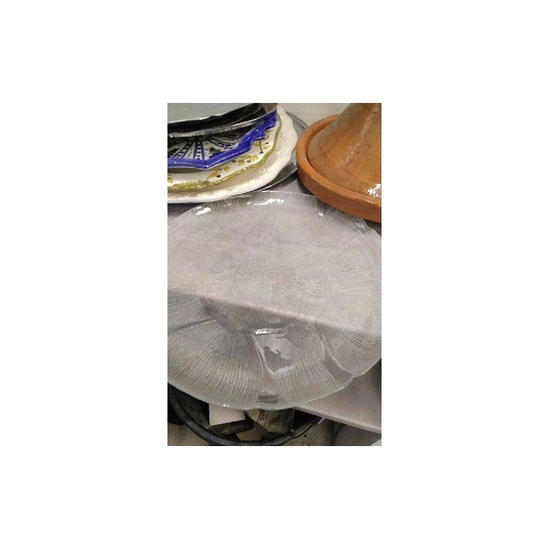 PLAT ROND VERRE 
