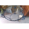 TABLE BASSE METAL VERRE