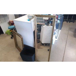 MIROIR RECTANGLE DORE