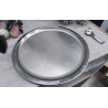 PLATEAU ROND INOX 