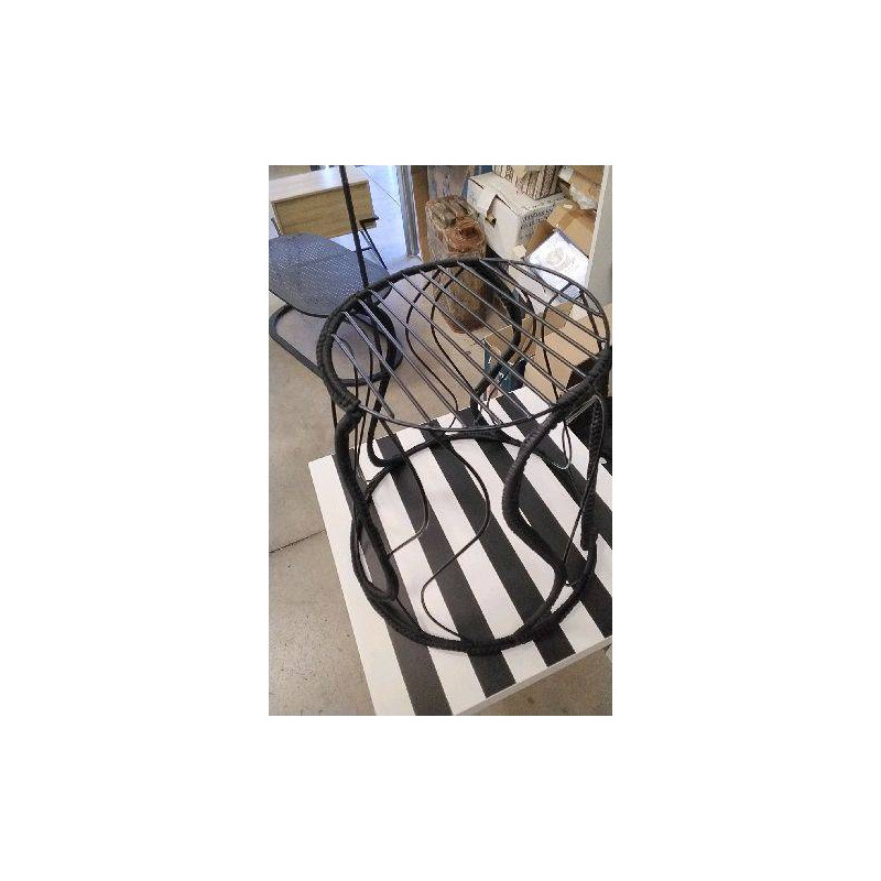 TABOURET METAL/ CORDE
