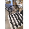 TABOURET METAL/ CORDE