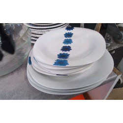 ASSIETTES FLEURS BLEUES LE LOT