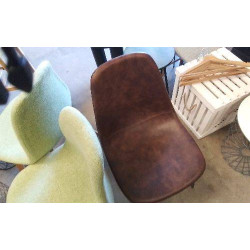 CHAISE SIMILI CUIR 