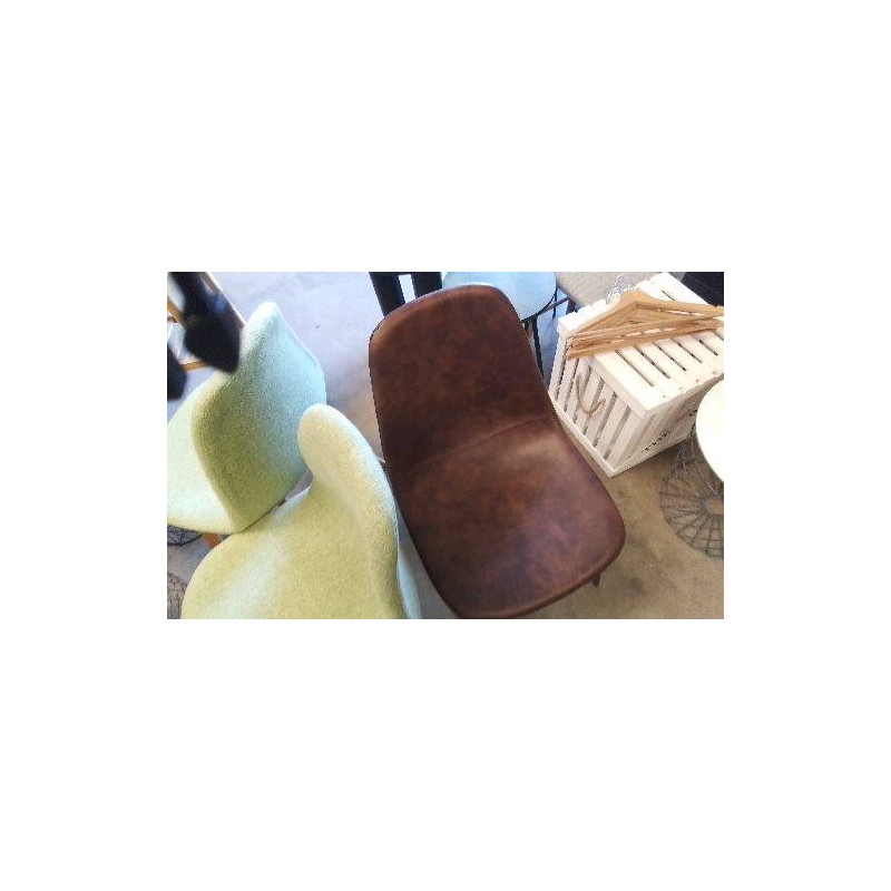 CHAISE SIMILI CUIR 