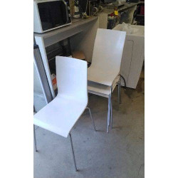 CHAISE PLASTIQUE BLANCHE 