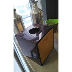 BOITE MOUCHOIRS VIOLETTE