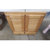 MEUBLE PIN 2 PORTES 2 TIROIRS 