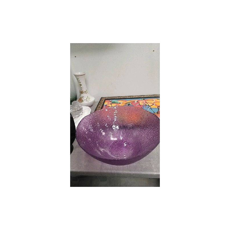 SALADIER VERRE VIOLET GM