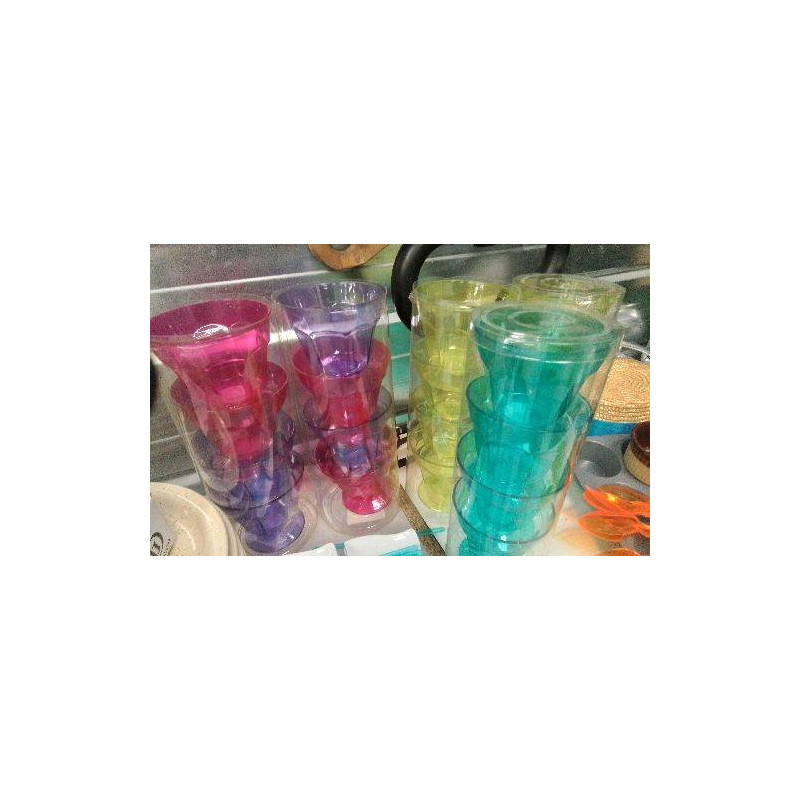 COUPES A GLACE PLASTIQUES X4 