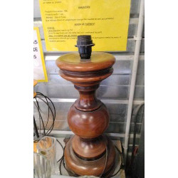 PIED DE LAMPE BOIS GM