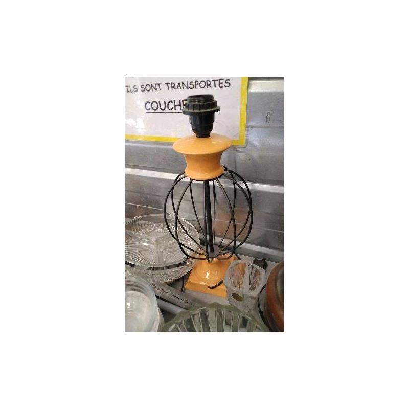 PIED DE LAMPE ORANGE