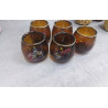 VERRES MARRONS X5 