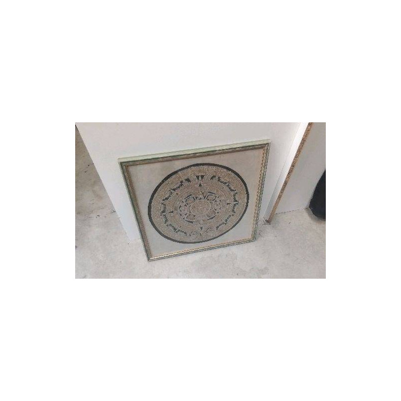 CADRE MOTIF AZTÈQUE 