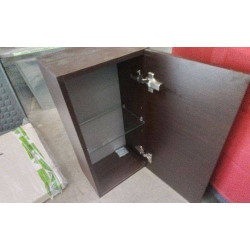 MEUBLE HAUT 1 PORTE - ETAGERE VERRE 