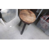 TABOURET BOIS ROND 