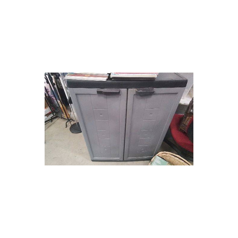 RANGEMENT PLASTIQUE 2 PORTES