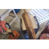 DECO PELLE A GRAIN - BOIS- FIN 19EME - EN L’ETAT