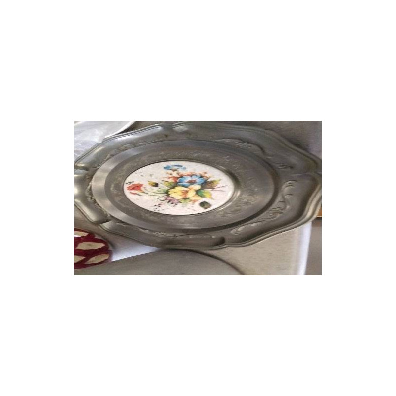 DECO ASSIETTE ÉTAIN 