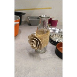 VASE VERRE DECORE  PM 