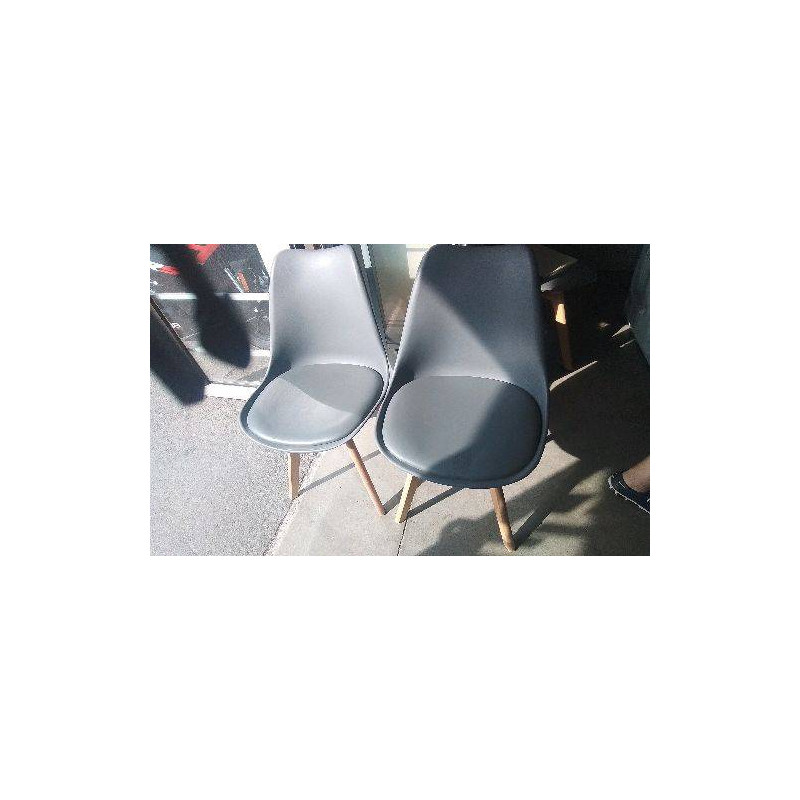 CHAISE PVC GRISE 