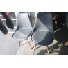 CHAISE PVC GRISE 