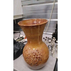 VASE MARRON 