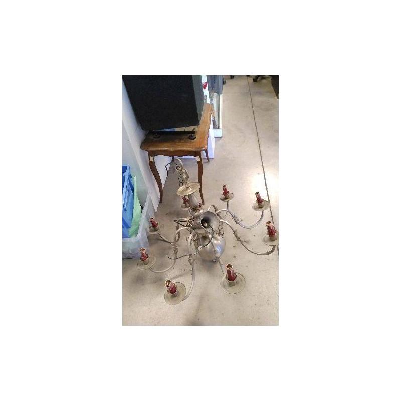 LUSTRE 8 BRANCHES EN L’ETAT