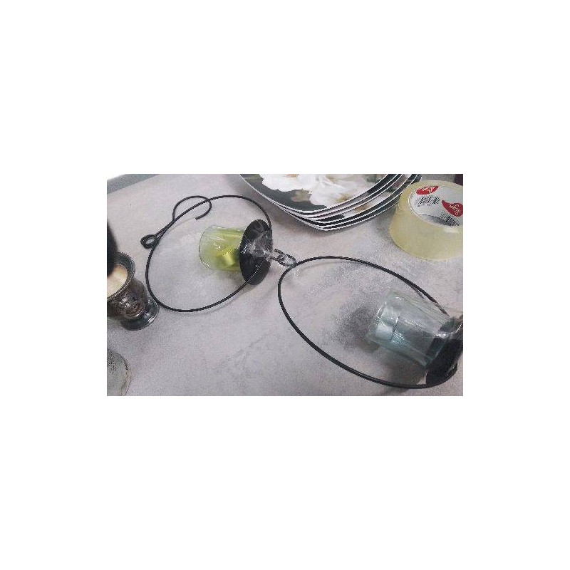 PHOTOPHORE DOUBLE A SUSPENDRE 
