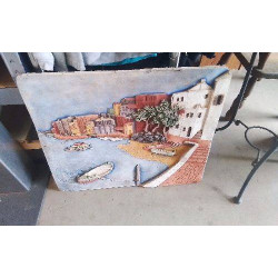 DECO PLAQUE PLATRE PEINTE