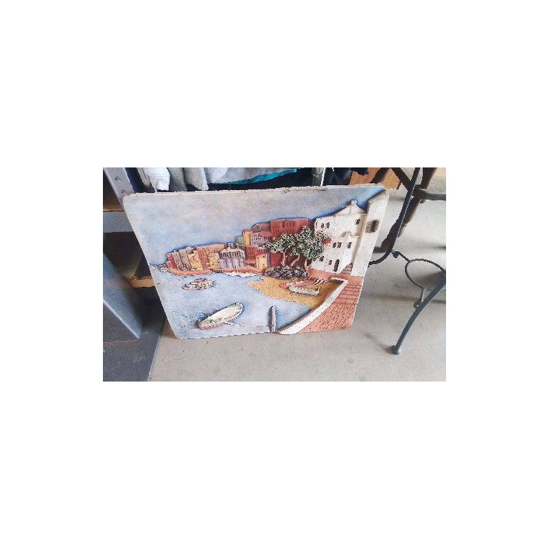 DECO PLAQUE PLATRE PEINTE