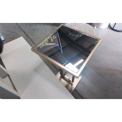 GUERIDON METAL MIROIR