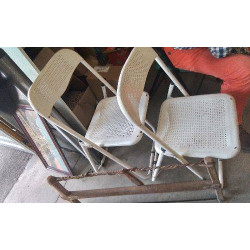 CHAISE PLIANTE METAL EN...
