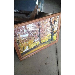 CADRE PEINTURE ARBRES