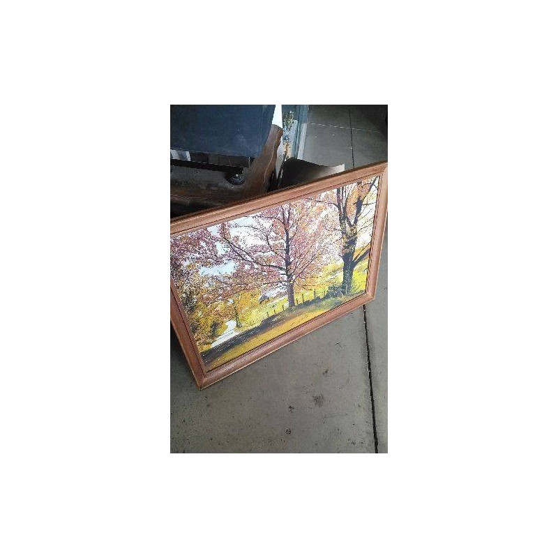 CADRE PEINTURE ARBRES