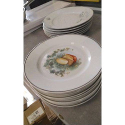 ASSIETTE PORCELAINE...