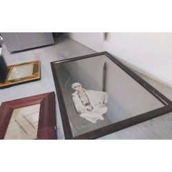 MIROIR SÉRIGRAPHIE FEMME -...