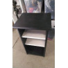 MEUBLE ETAGERE NOIR BLANC 