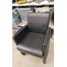 FAUTEUIL SIMILI CUIR A ROULETTES 