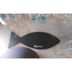 MEMO POISSON ARDOISE 