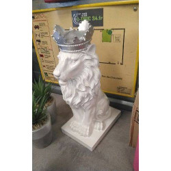DECO STATUETTE LION RESINE...
