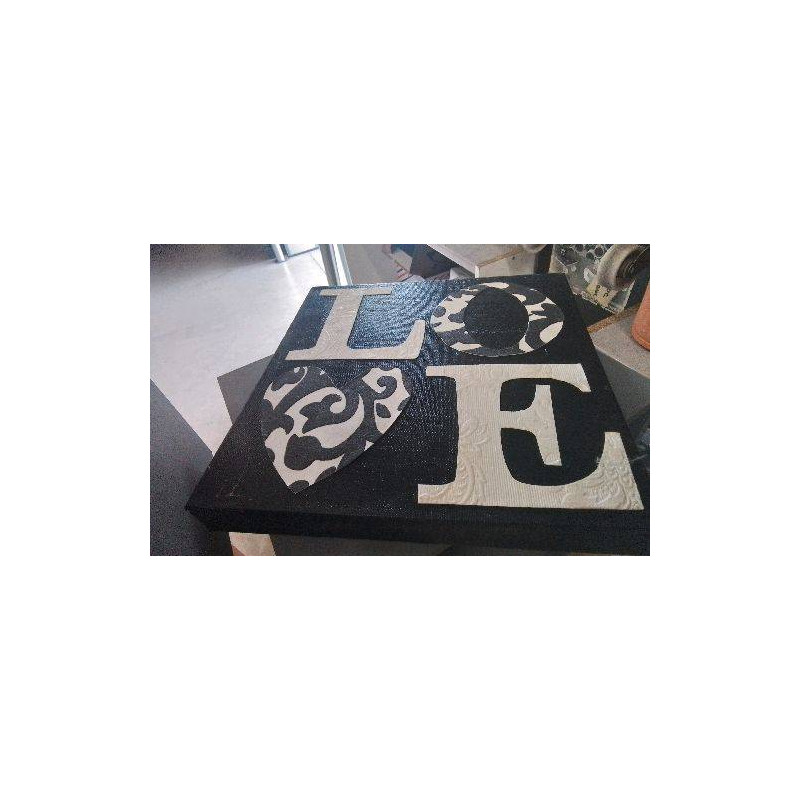 TOILE CARREE LOVE