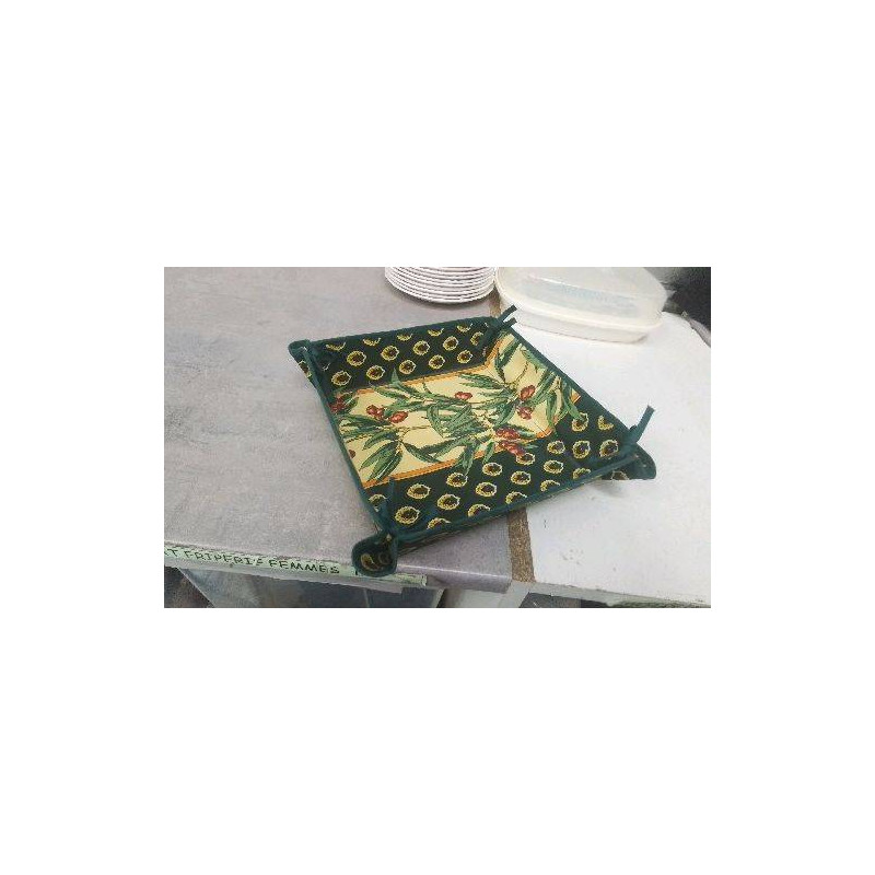 CORBEILLE TISSU CARREE 